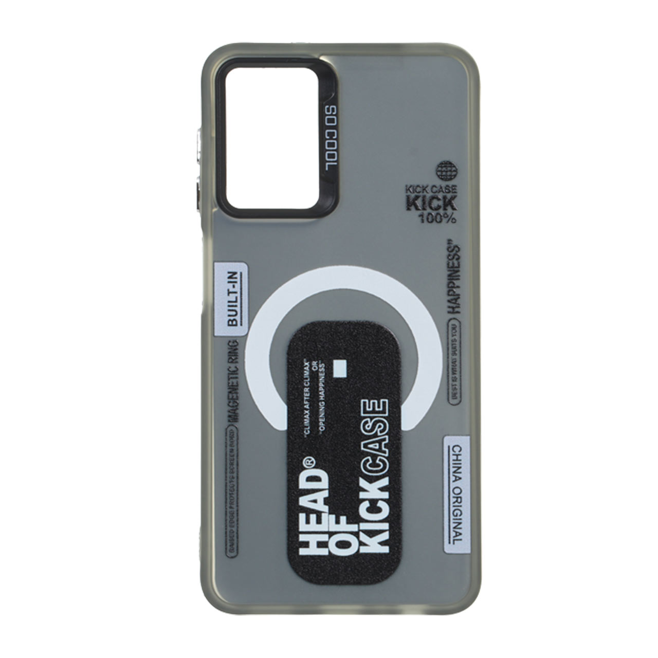 قاب SO COOL طرح مگ سیف Kick Case مشکی مناسب برای سامسونگ گلکسی A13 4G / A13 5G / A04s / M13 4G / M23 / F13