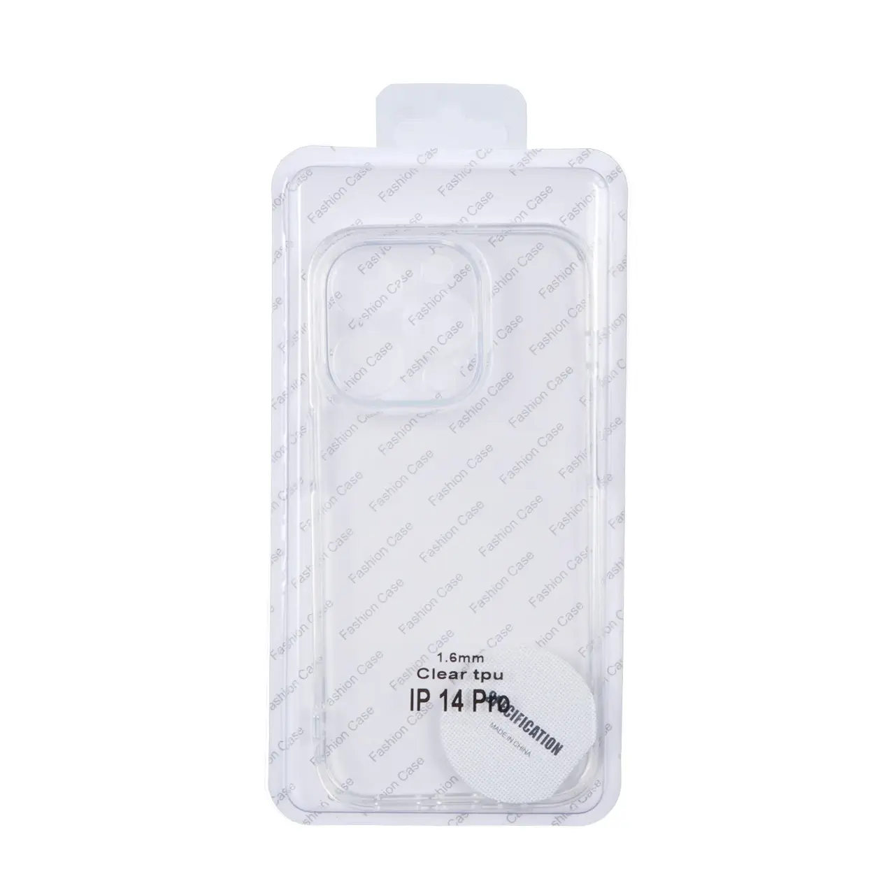قاب ژله ای شفاف محافظ لنزدار Apple iPhone 14 Pro (پک دار)