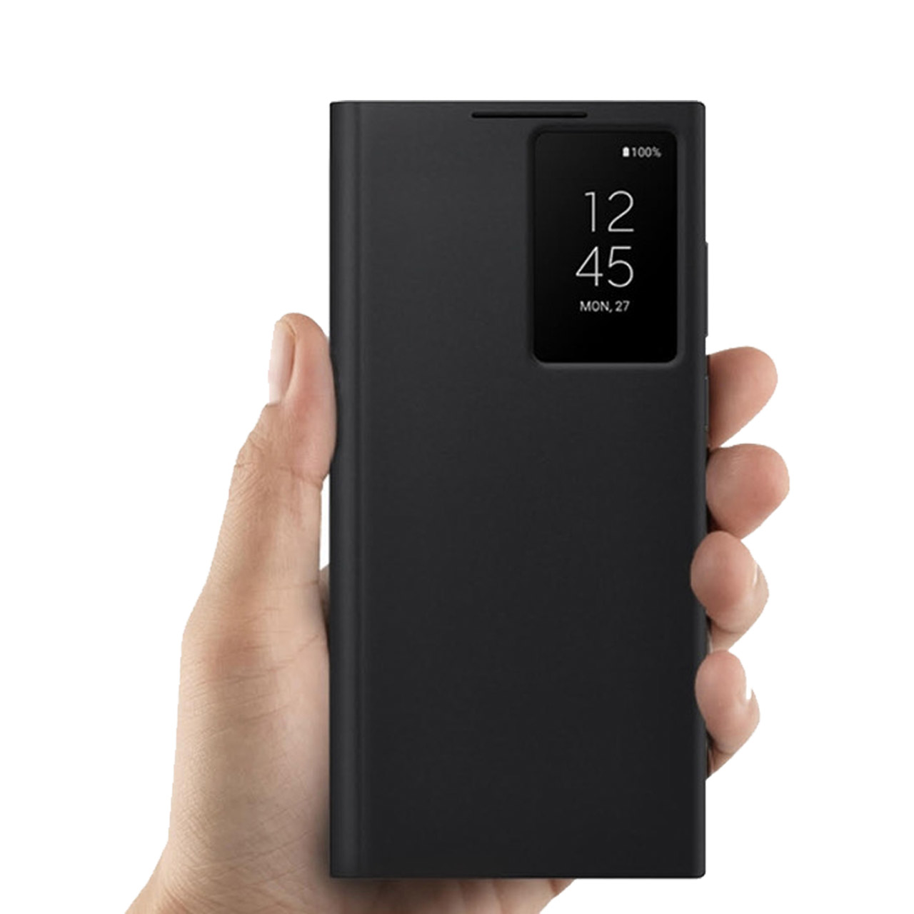 کیف هوشمند Smart View Wallet Case اورجینال سامسونگ مناسب برای گلکسی S23 اولترا مشکی