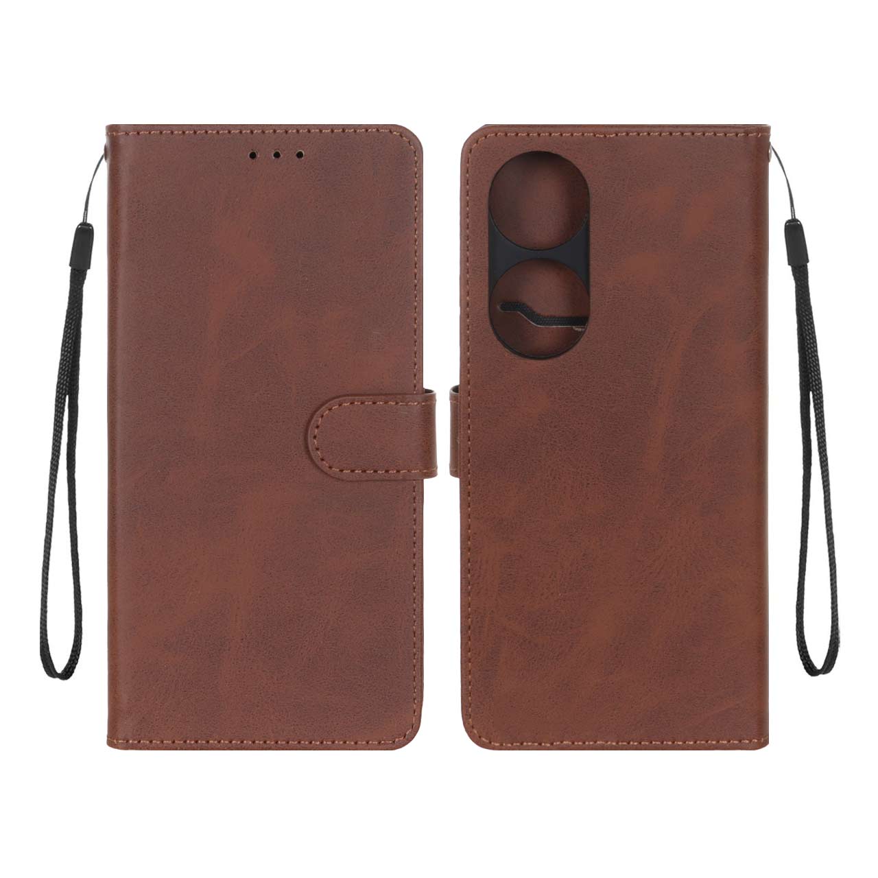 کیف مگنتی چرمی MNC طرح کلاسیک مناسب برای Honor X7b قهوه ای