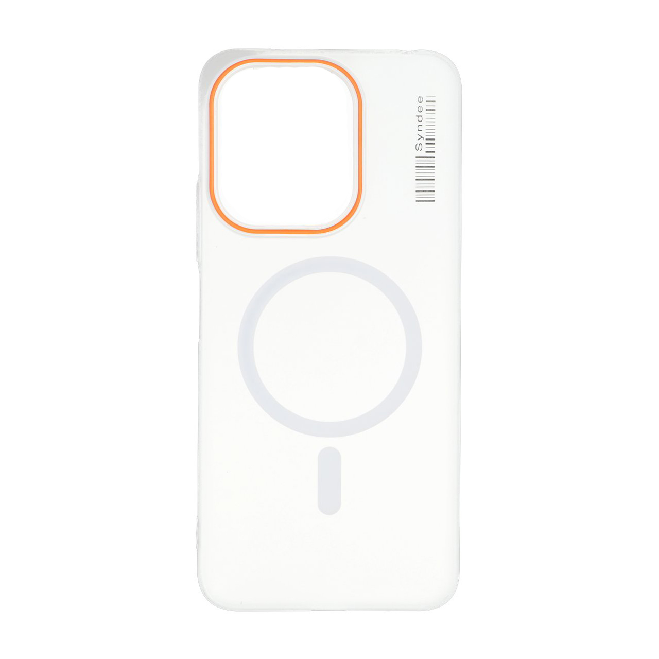 قاب Syndee پشت سخت مات MagSafe مناسب برای شیائومی ردمی 13X / ردمی 13 4G / پوکو M6 4G سفید