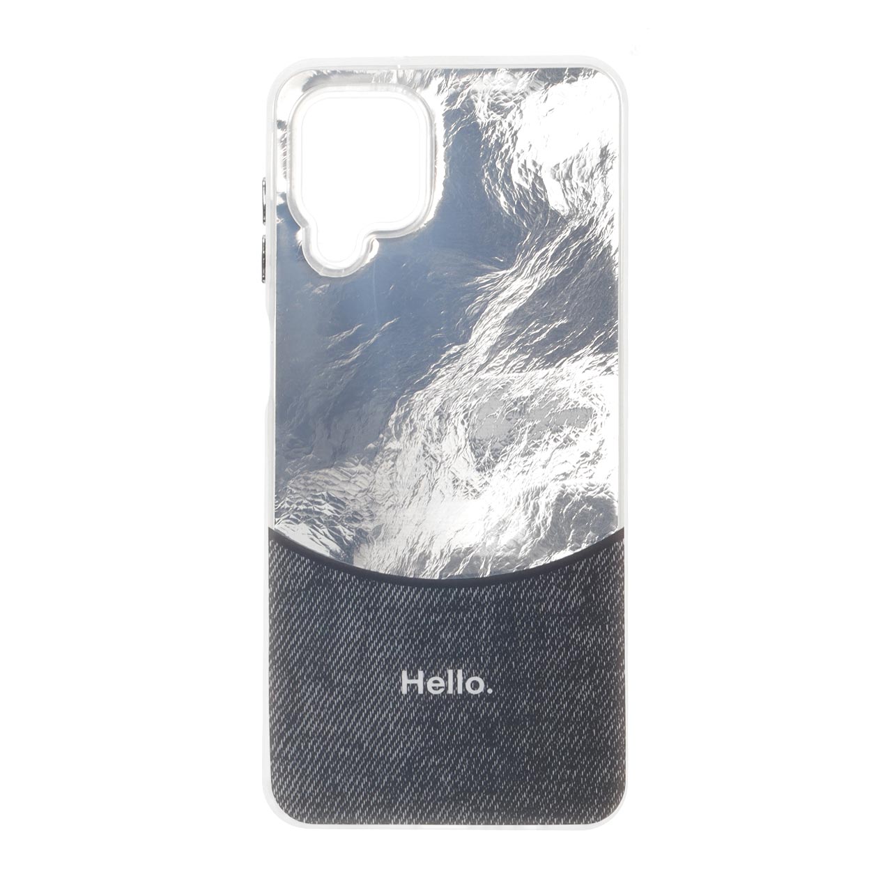 قاب طرح جین Ice Hello مناسب برای سامسونگ گلکسی A12 / M12 / F12