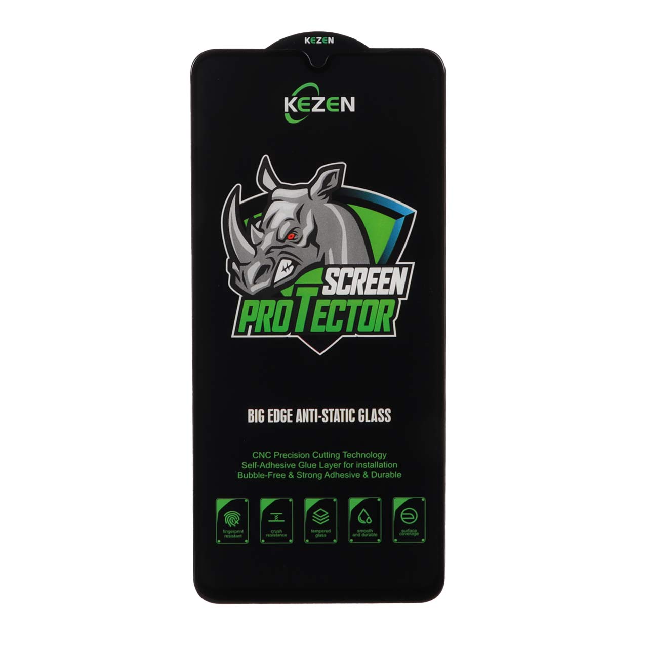 محافظ صفحه نمایش شیشه ای Full Cover Kezen Anti Static مناسب برای Xiaomi Redmi 14C / Poco C75 / Poco C71 / Redmi A5 / Redmi A3 Pro / Redmi A4