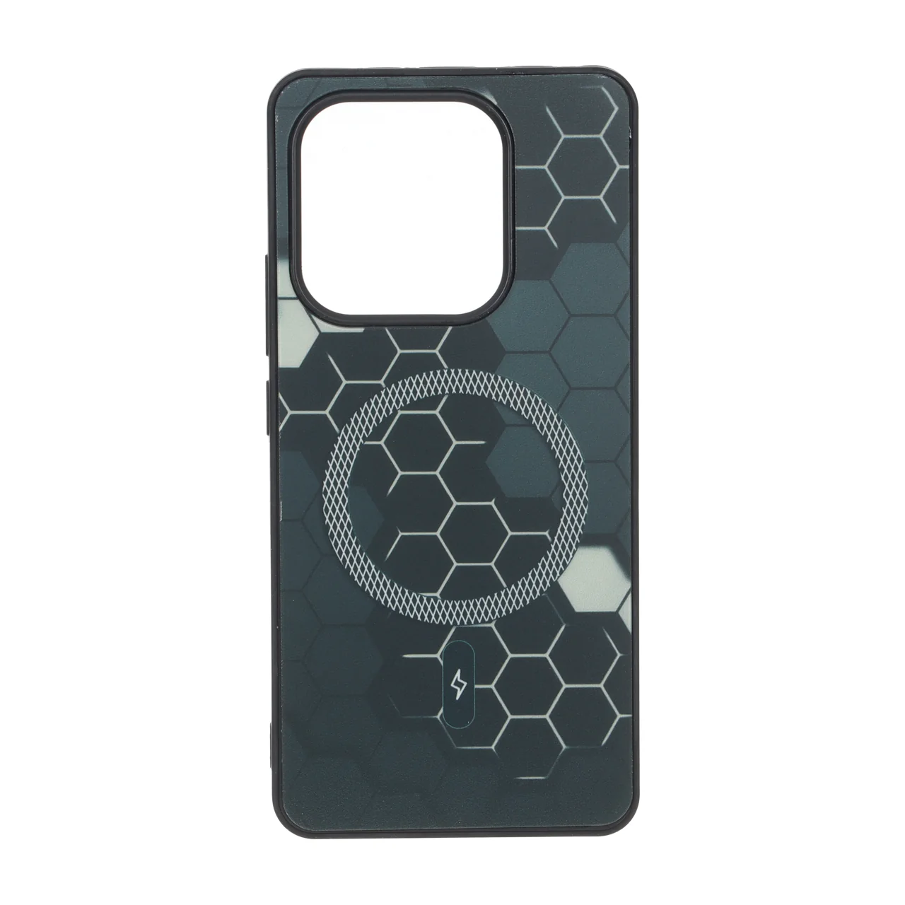 قاب Hexagon طرح مگ سیف هاشور دار مناسب برای شیائومی ردمی نوت 14 4G