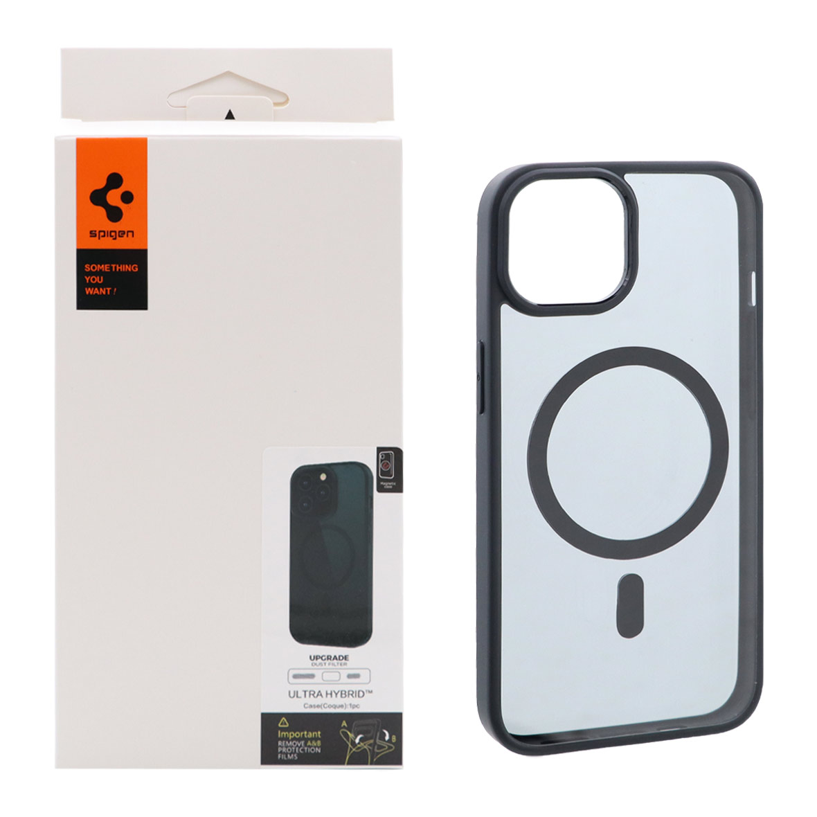 قاب Spigen Ultra Hybrid مگ سیف با توری اسپیکر فلزی مناسب برای آیفون 13 و آیفون 14