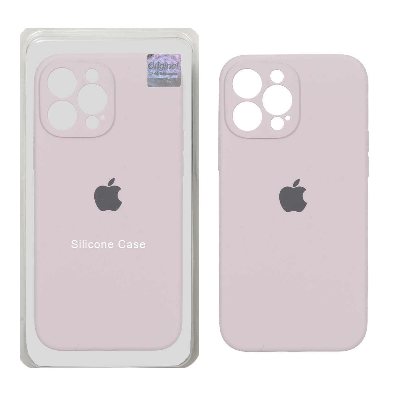 قاب سیلیکونی پاک کنی اورجینال Master Quality مدل Apple iPhone 14 Pro Max - خاکی (پک دار)