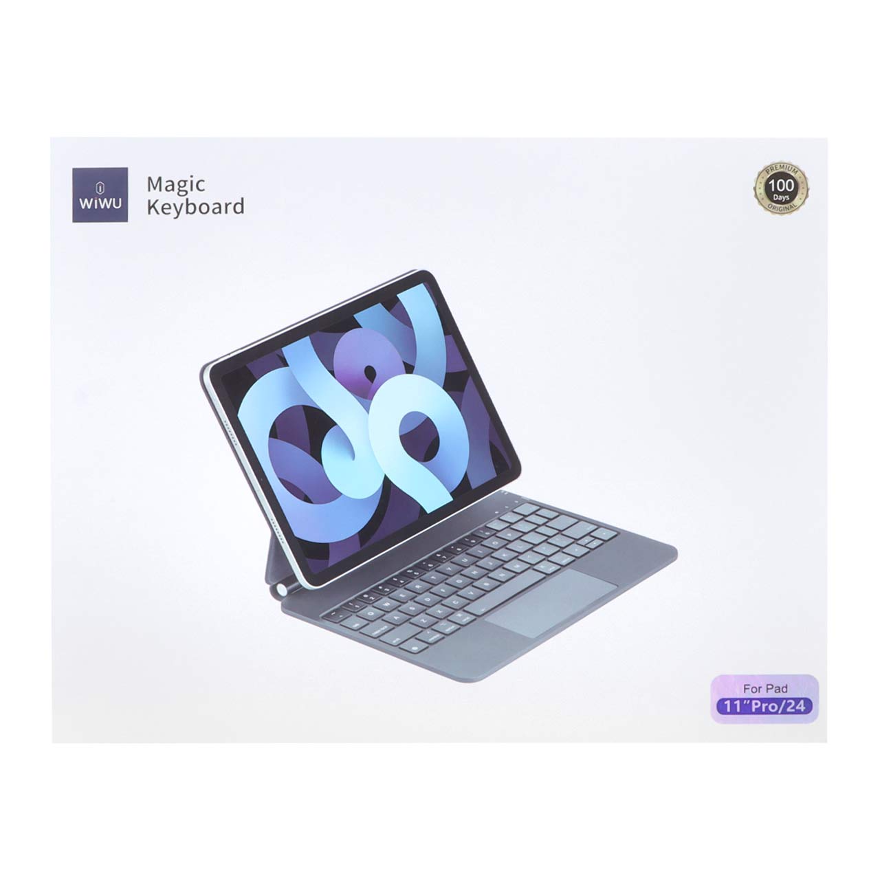 کیبورد بی سیم Wiwu مناسب برای iPad Pro 11 2024 - مشکی