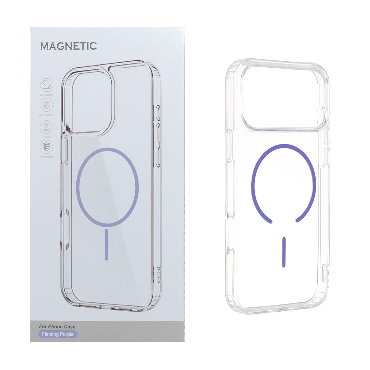 قاب طرح اورجینال Magnetic دور ژله ای مگ سیف مناسب برای آیفون 17 پرو مکس