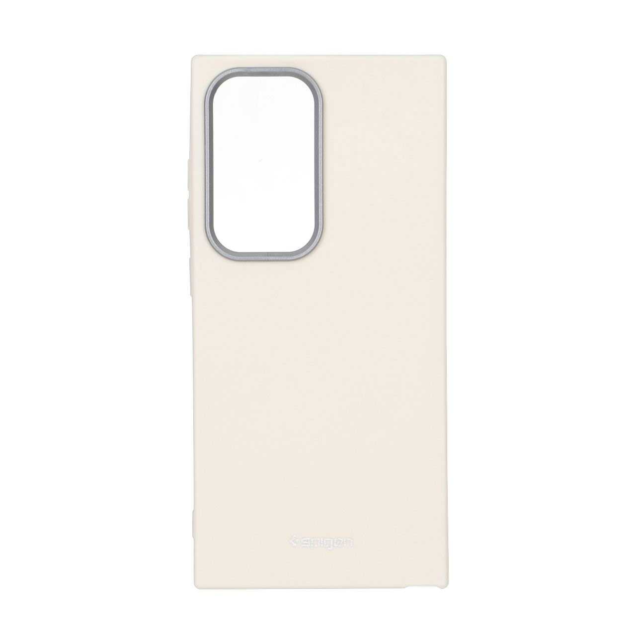 قاب Texture لوگودار Spigen کرم مناسب برای سامسونگ گلکسی اس 24 اولترا