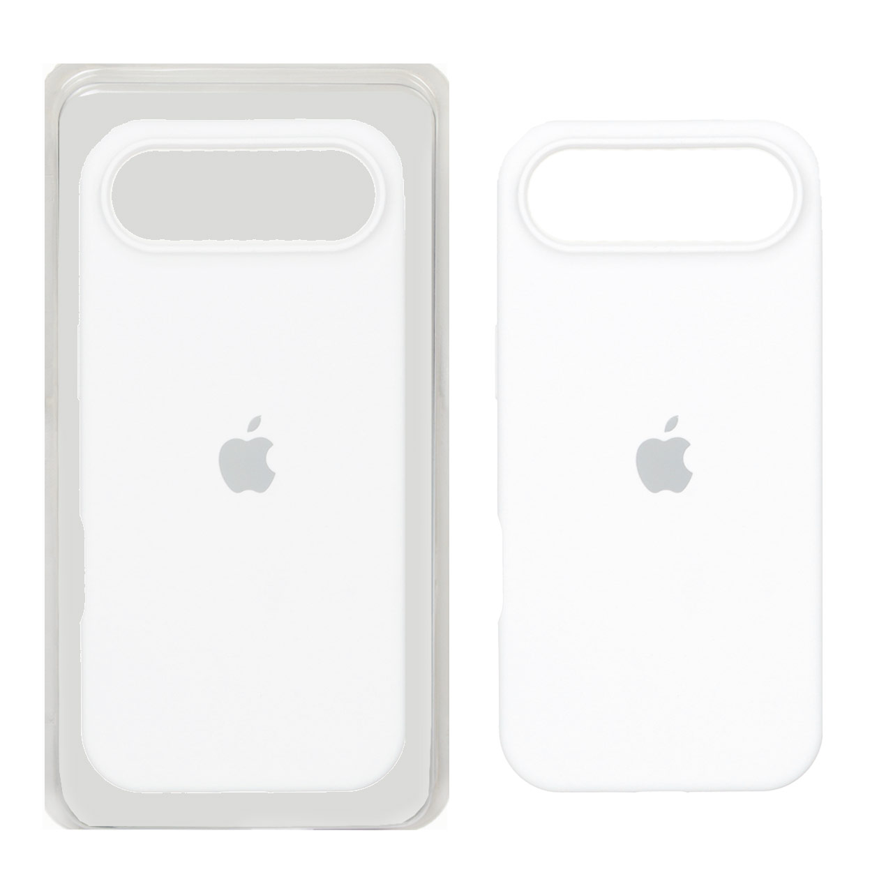 قاب سیلیکونی پاک کنی اورجینال Apple iPhone 17 Air - سفید