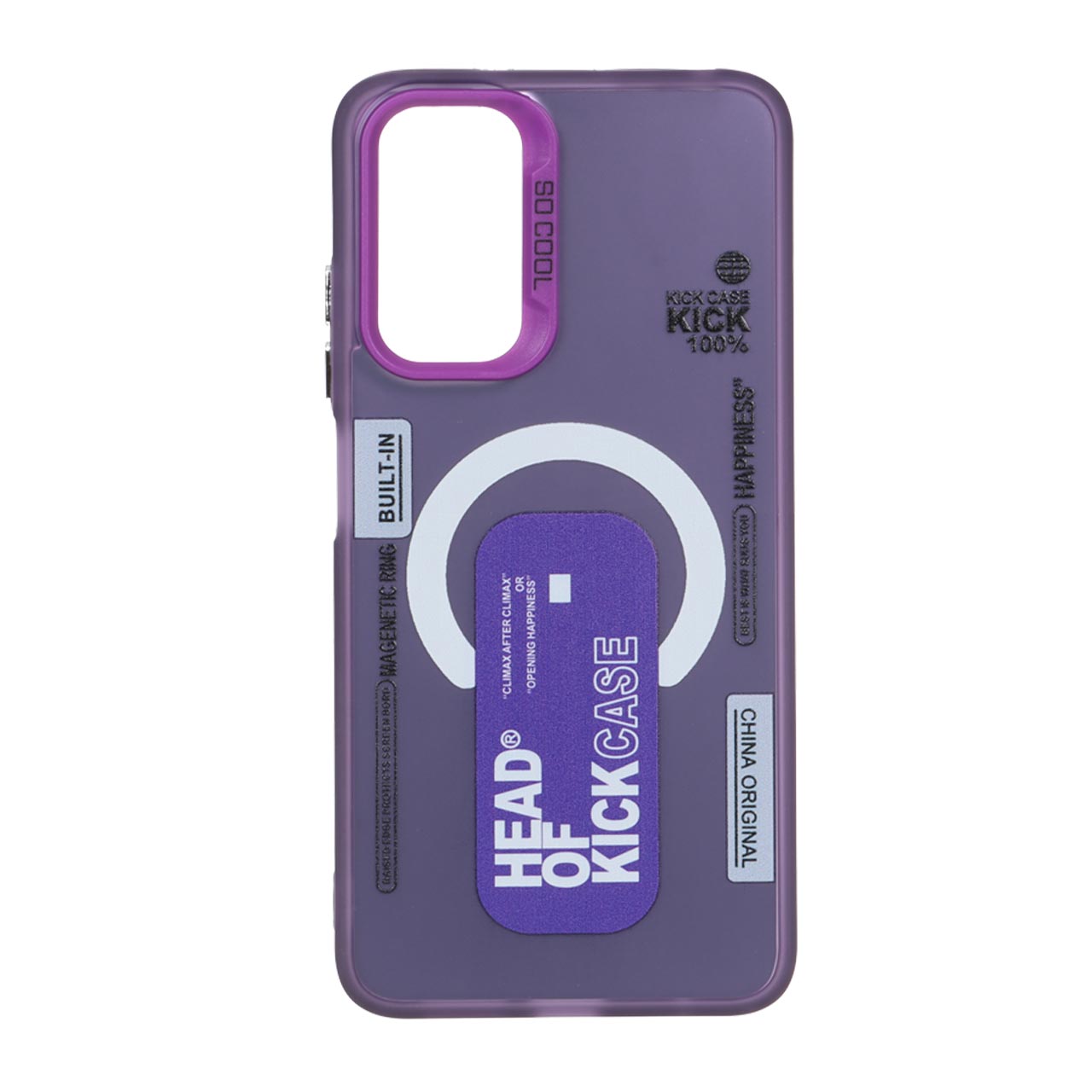 قاب طرح SO COOL مگ سیف Kick Case بنفش مناسب برای شیائومی ردمی نوت 12 اس، ردمی نوت 11 4G و ردمی نوت 11 اس