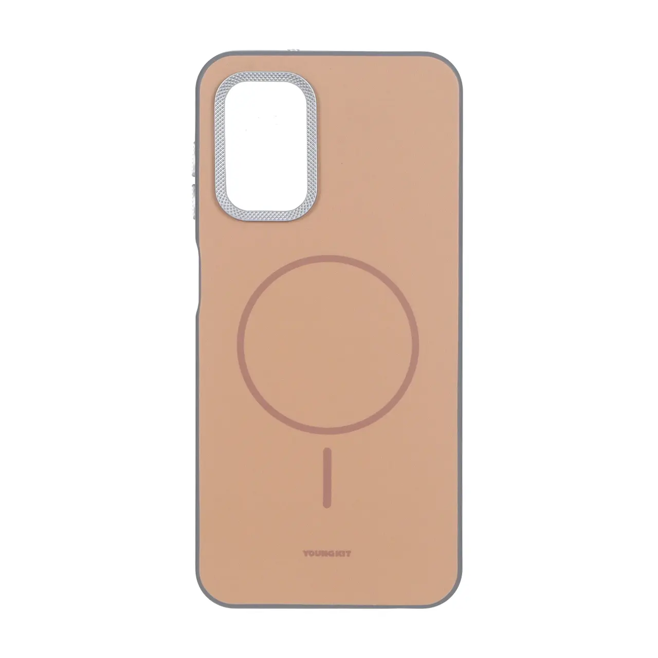 قاب Youngkit طرح مگ سیف دور لنز کربن Samsung Galaxy A13 4G / A13 5G / A04s / M13 4G / M23 / F13 - قهوه ای