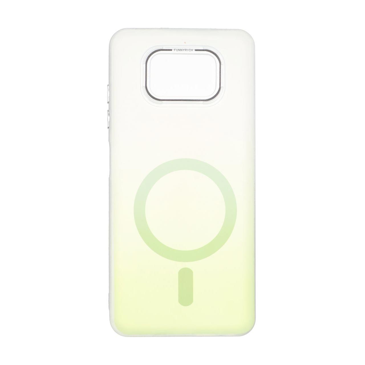 قاب Funnyrich طرح مگ سیف دور مات سبز مناسب برای شیائومی پوکو X3، پوکو X3 پرو و پوکو X3 NFC