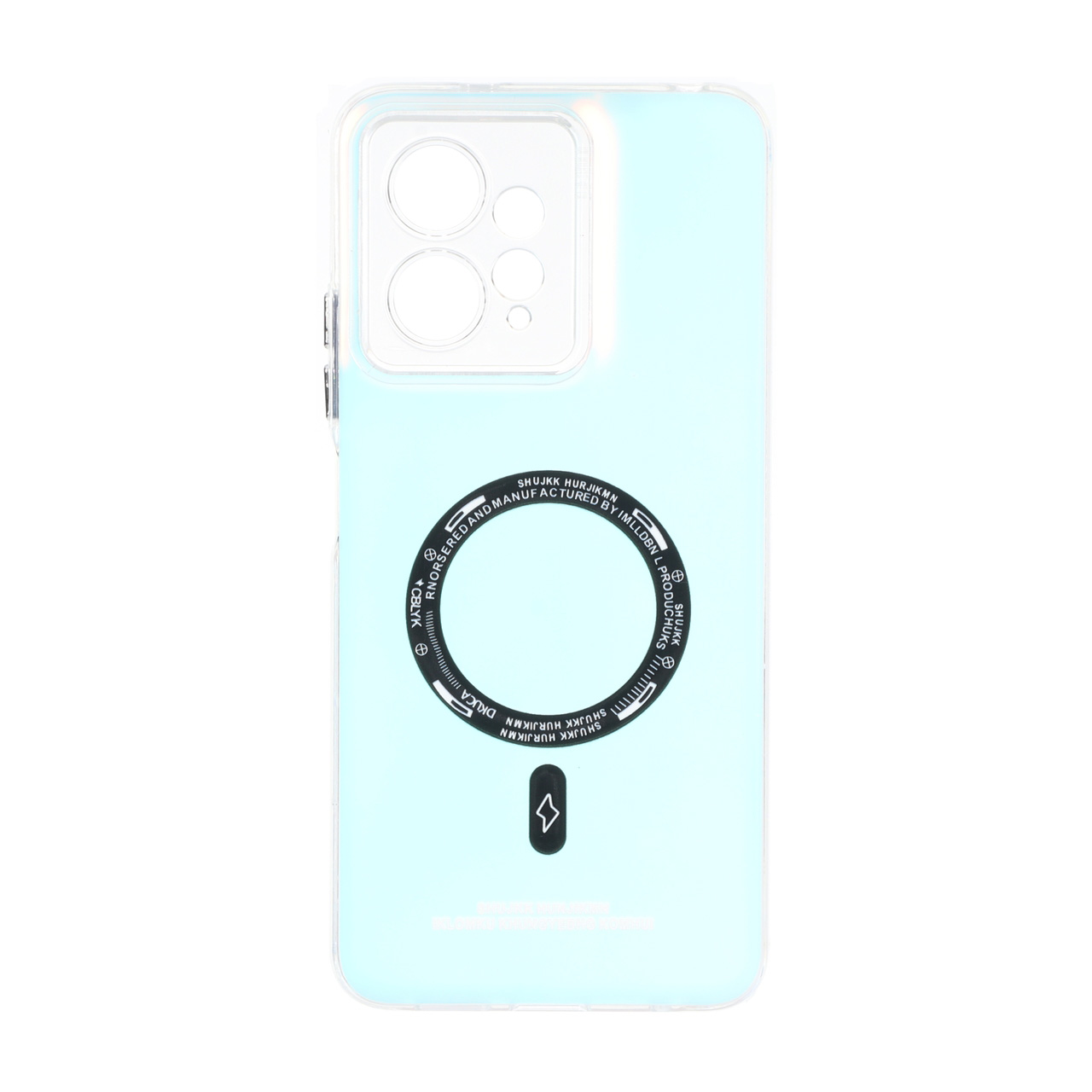 قاب SO COOL طرح مگ سیف محافظ لنز شفاف Xiaomi Redmi Note 12 4G - هفت رنگ