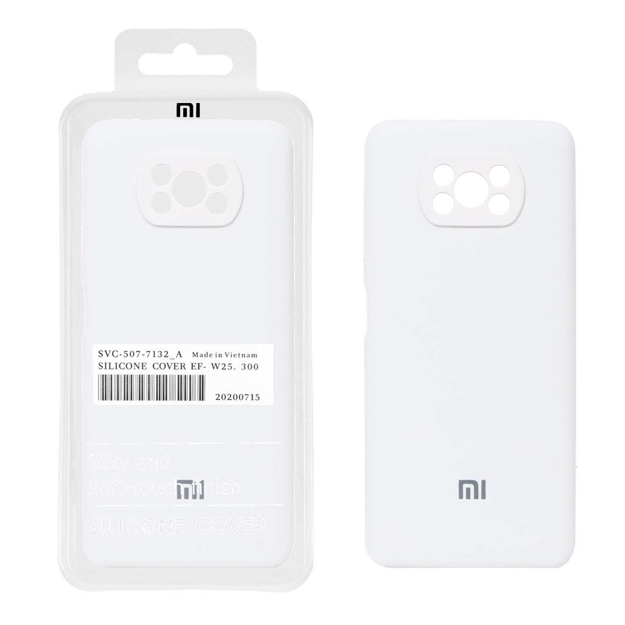 قاب سیلیکونی سافت تاچ سفید مناسب برای شیائومی پوکو X3، پوکو X3 پرو و پوکو X3 NFC