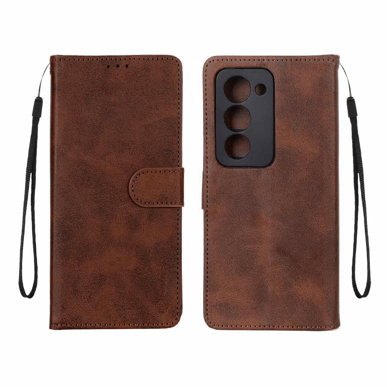 کیف موبایل مگنتی نیلکین Nillkin مدل Xiaomi Redmi 15 4G قهوه‌ای