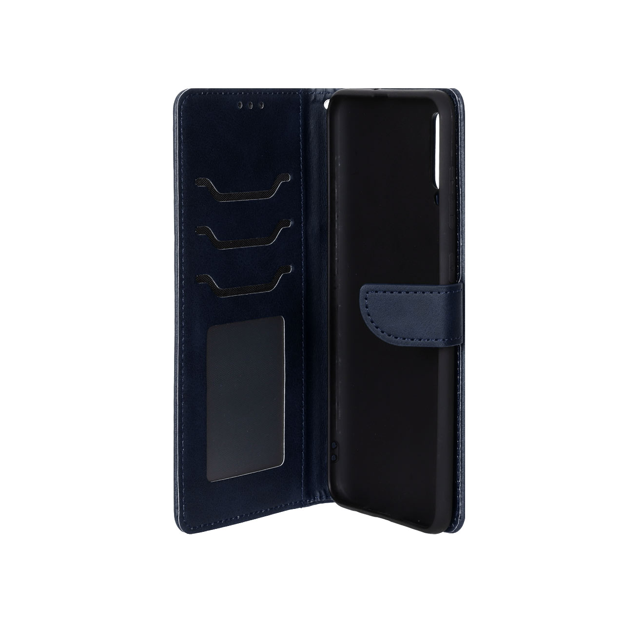 کیف چرمی موبایل مگنتی Samsung Galaxy A70 / A70s - سرمه ای