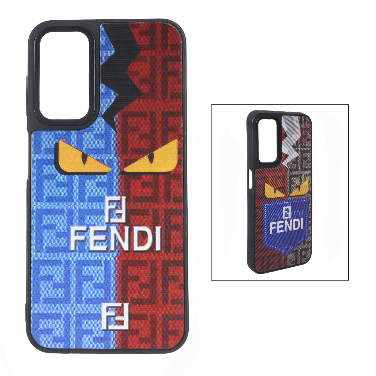 قاب طرح چشم هیولای Fendi دو رنگ مناسب برای سامسونگ گلکسی A14