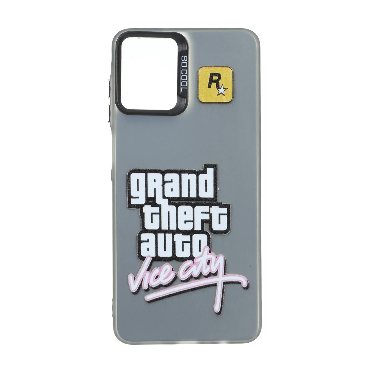 قاب SO COOL بلک لنز دکمه کروم طرح Grand Theft Auto Vice City مناسب برای سامسونگ گلکسی A07