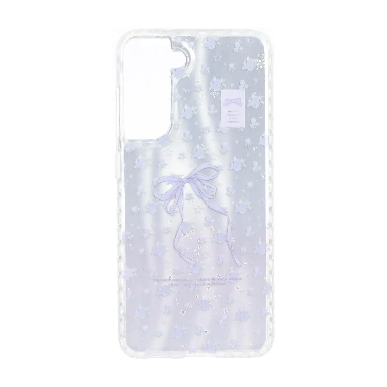 قاب مات ستاره ای دور ژله ای شفاف Samsung Galaxy S21 FE - طرح 313