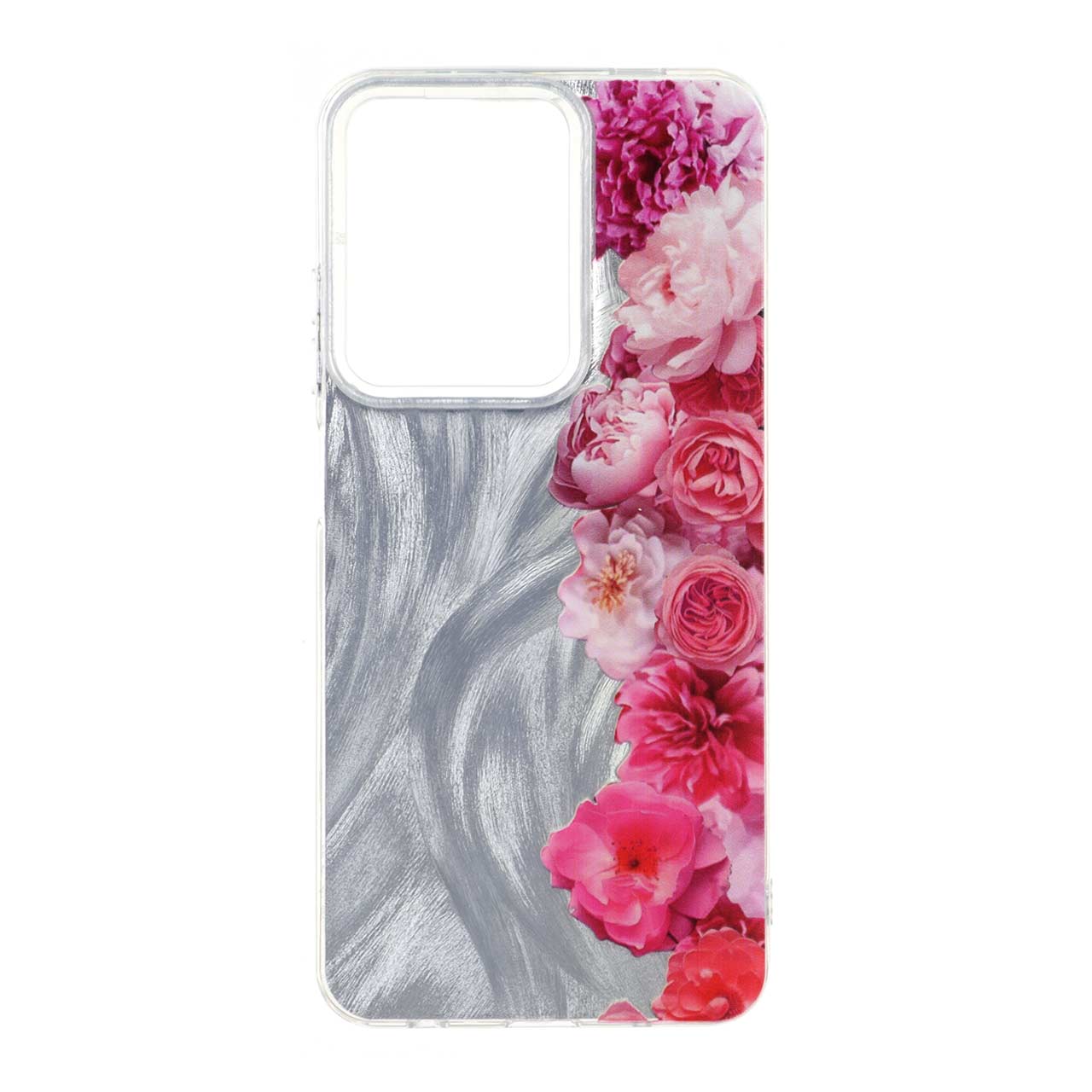 قاب طرح اطلسی Flower دور شفاف مناسب برای شیائومی ردمی A5 و پوکو C71