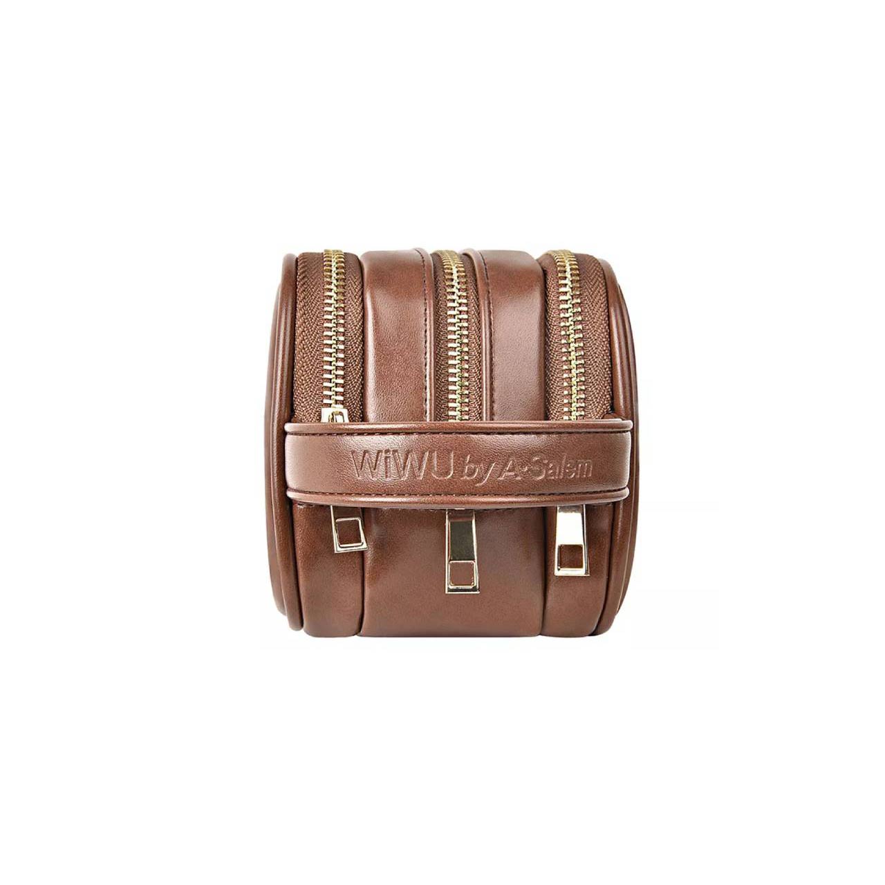 کیف لوازم جانبی Wiwu مدل Salem Pouch Lux - قهوه ای
