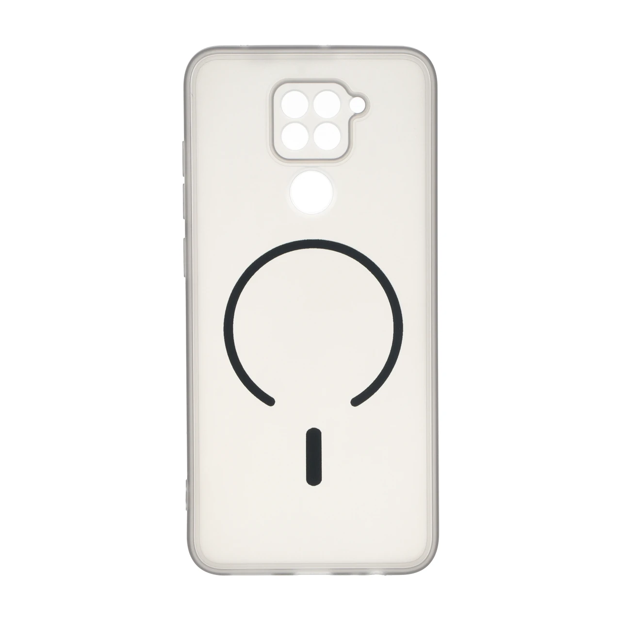 قاب ژله ای مات طرح مگ سیف Power محافظ لنزدار Xiaomi Redmi Note 9 / Redmi 10X 5G / Redmi 10X Pro 5G - مشکی