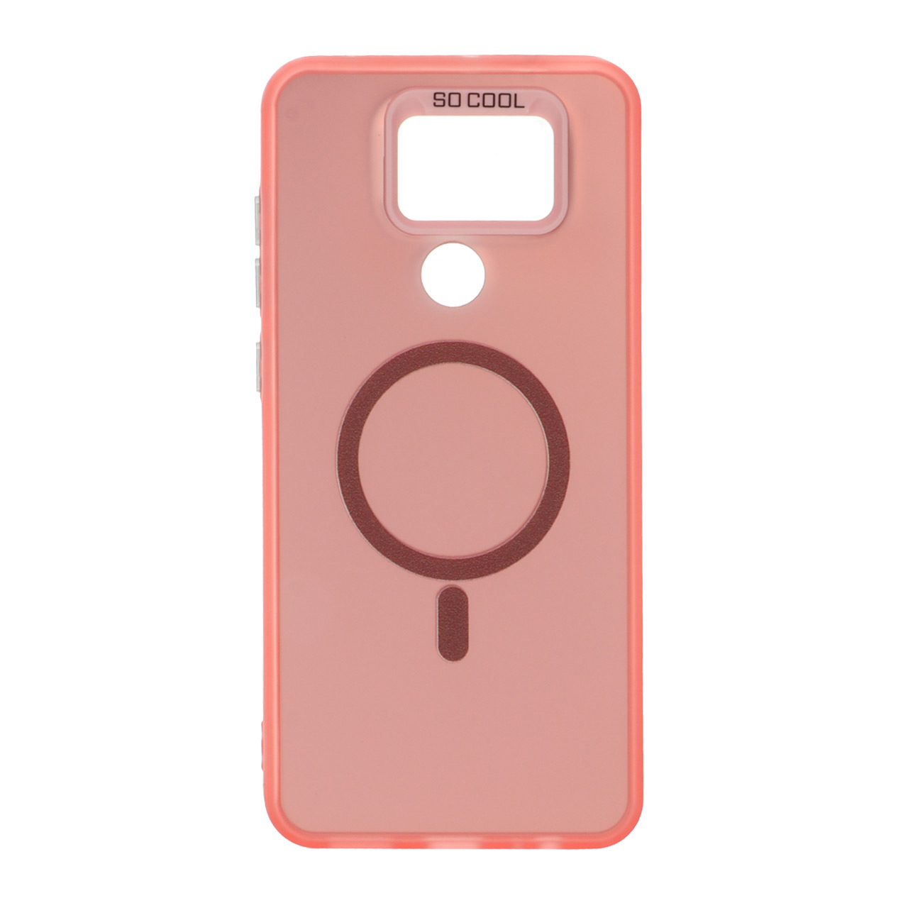 قاب SO COOL براق طرح مگ سیف Xiaomi Redmi Note 9 / Redmi 10X 5G / Redmi 10X Pro 5G - صورتی