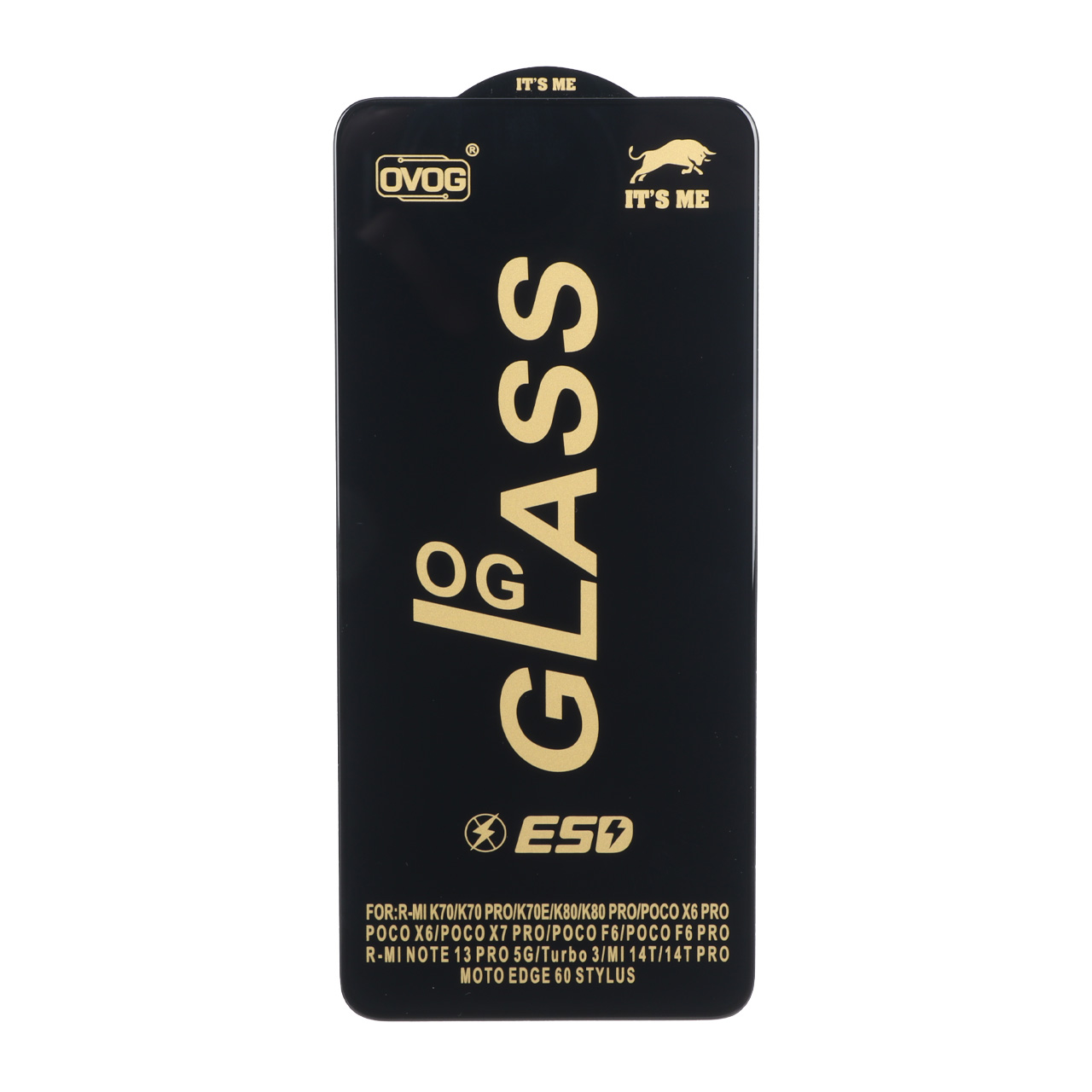 محافظ صفحه نمایش شیشه ای فول کاور OG ESD OVOG مناسب برای شیائومی Mi 14T و Mi 14T Pro