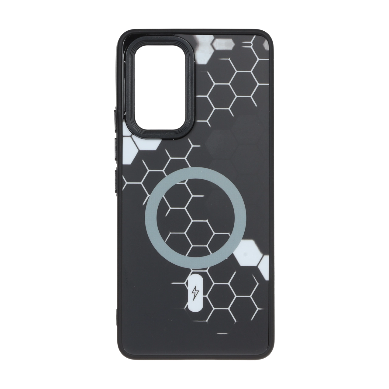 قاب طرح Hexagon مگ‌سیف سفید مناسب برای سامسونگ گلکسی A53
