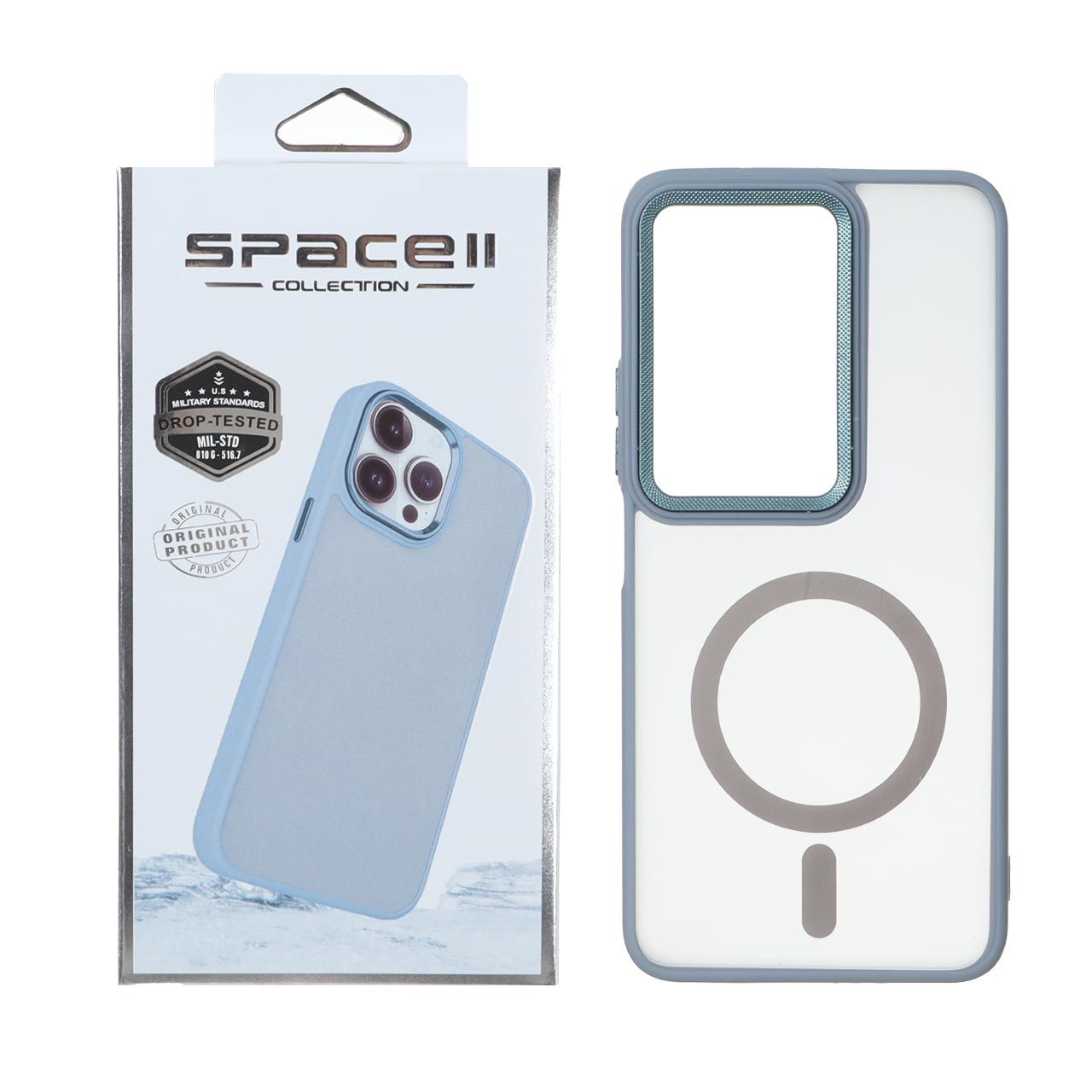 قاب Space مات لنز کربن طرح مگ سیف مناسب برای شیائومی ردمی ۱۵ 4G