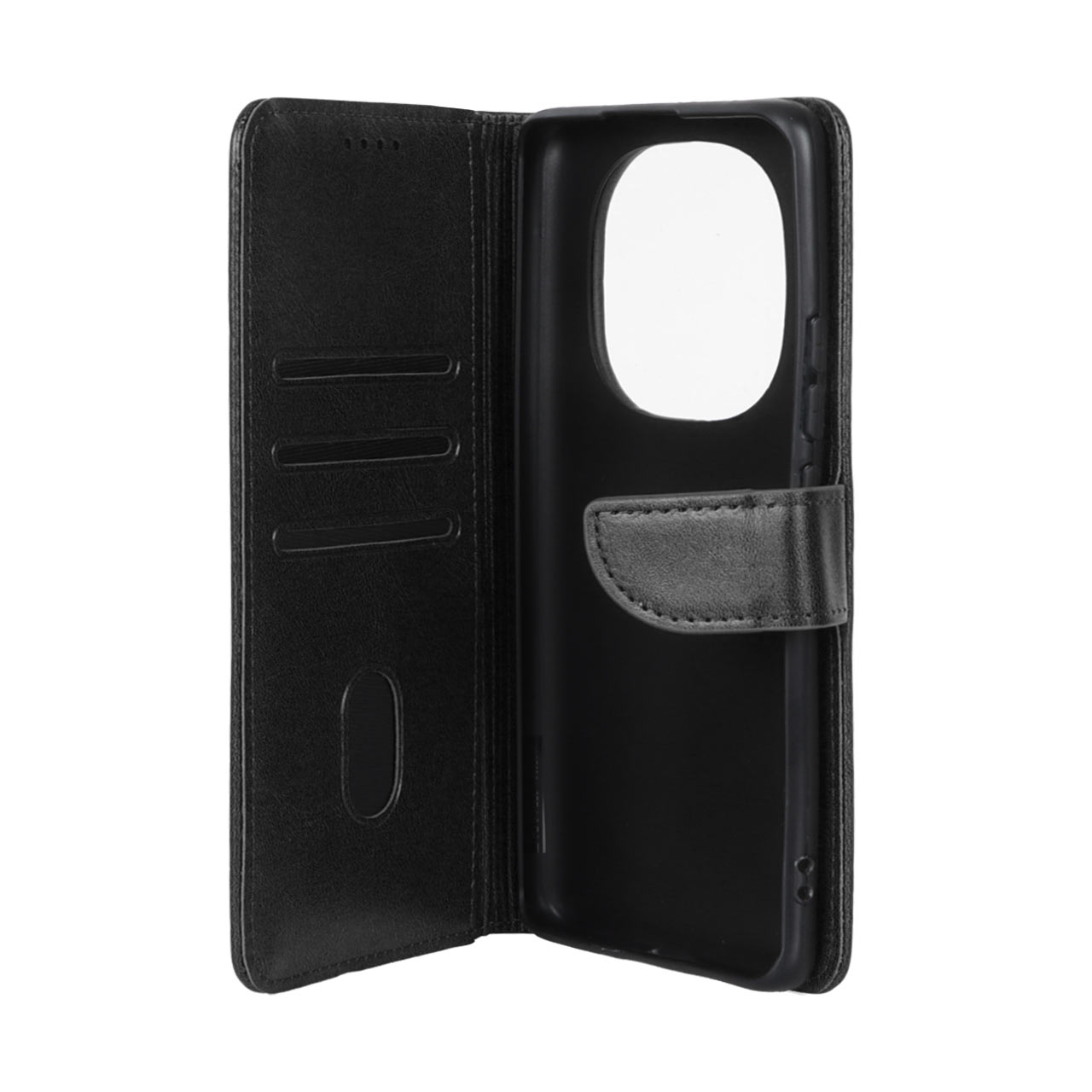 کیف چرمی مگنتی مشکی مناسب برای شیائومی ردمی نوت ۱۴ پرو 4G