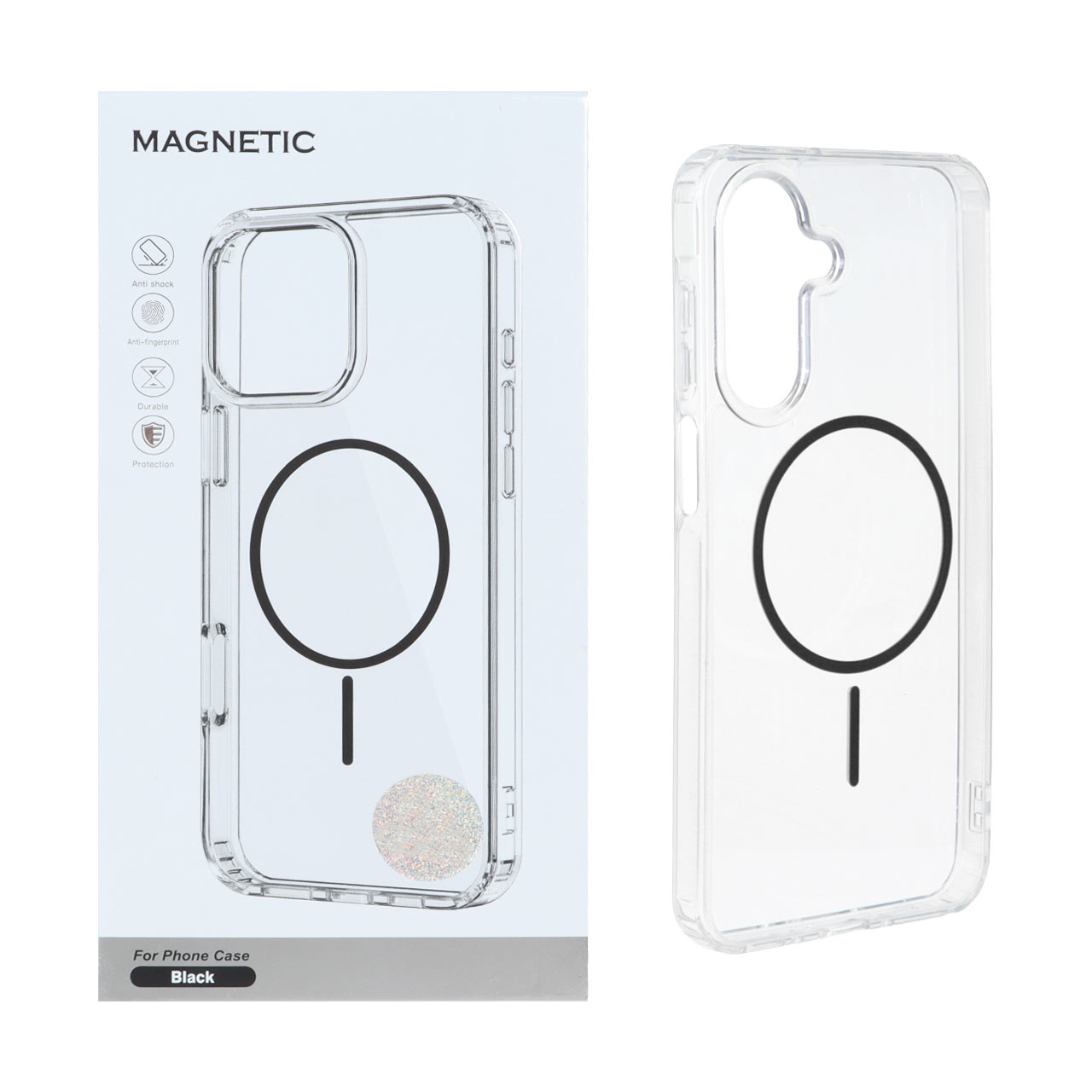 قاب اورجینال Magnetic دور ژله‌ ای مگ سیف مناسب برای سامسونگ A17 و A26