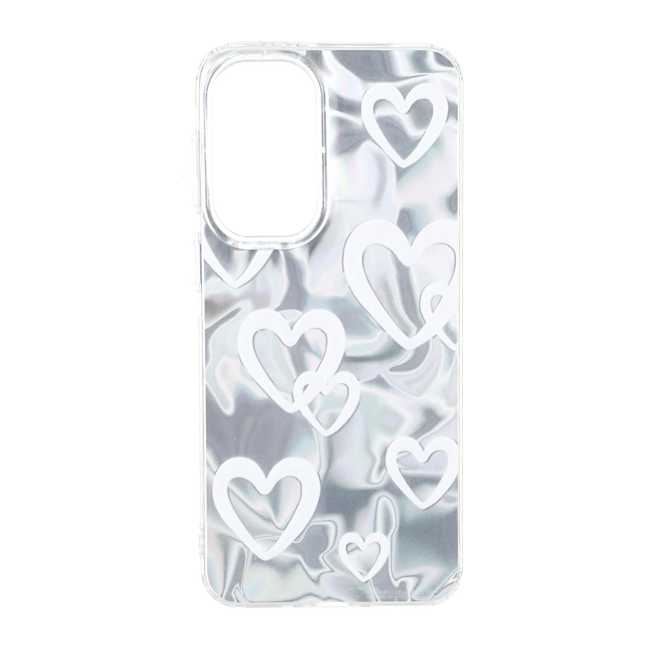 قاب طرح Silver Cloud دور ژله ای طرح قلب مناسب برای سامسونگ گلکسی A37