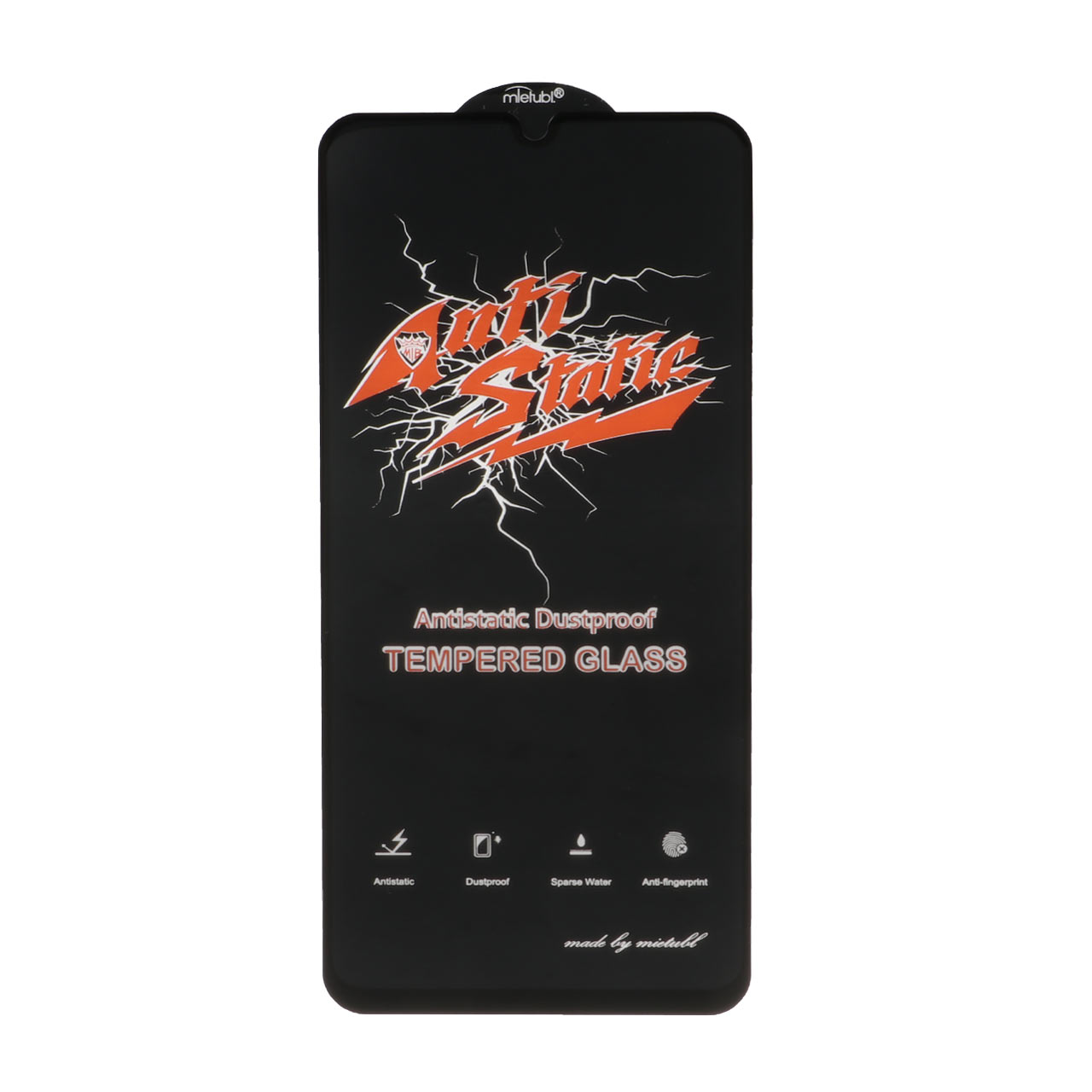 محافظ صفحه نمایش شیشه ای فول کاور Mietubl Anti Static مشکی - مناسب برای Samsung A20/A30/A50 و Redmi Note 7/Honor 9a