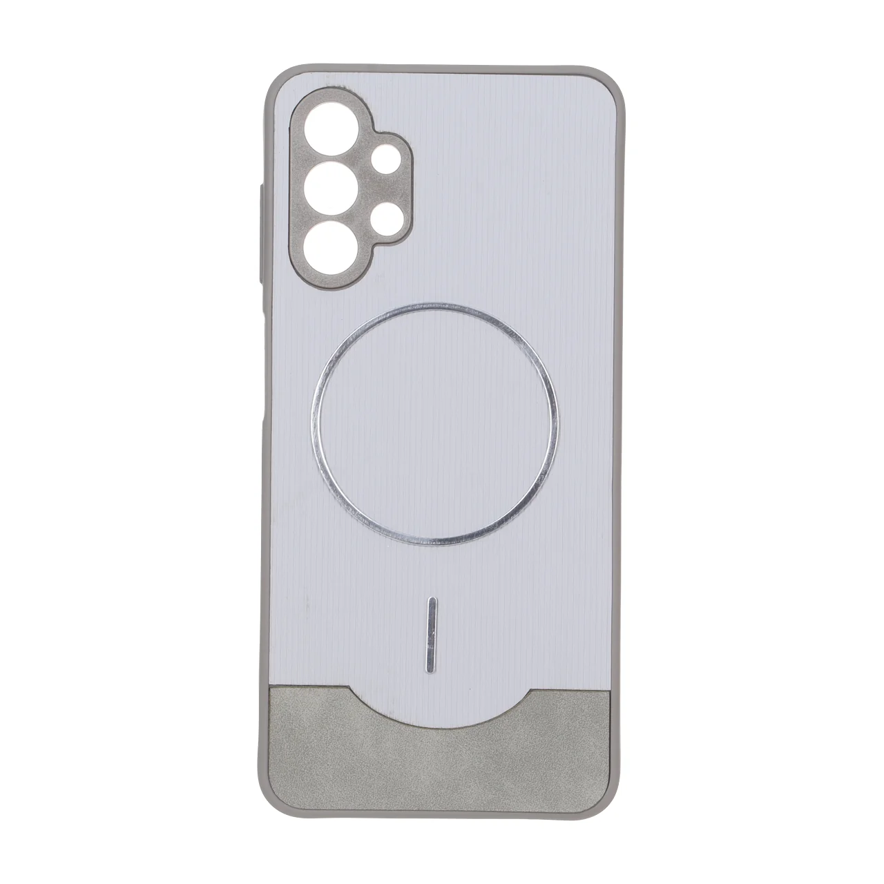قاب طرح Line Case جیر MagSafe فلزی محافظ لنزدار مناسب برای سامسونگ گلکسی A13 4G