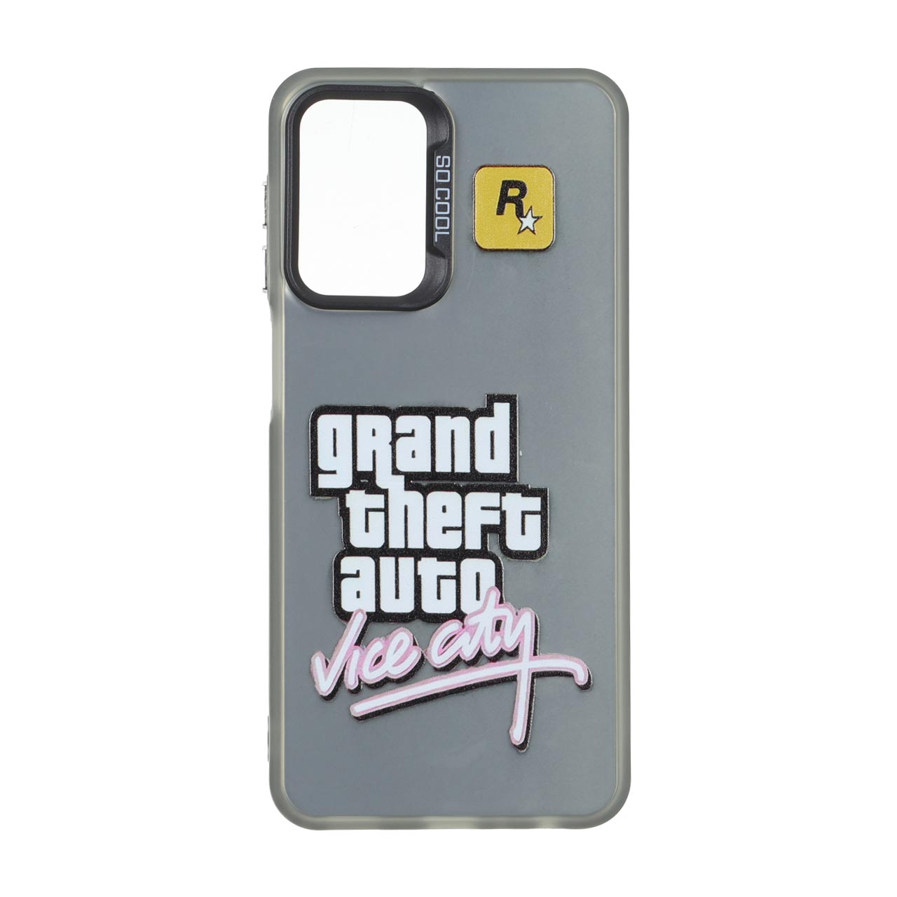قاب طرح Grand Theft Auto Vice City SO COOL بلک لنز دکمه کروم مناسب برای سامسونگ گلکسی A23