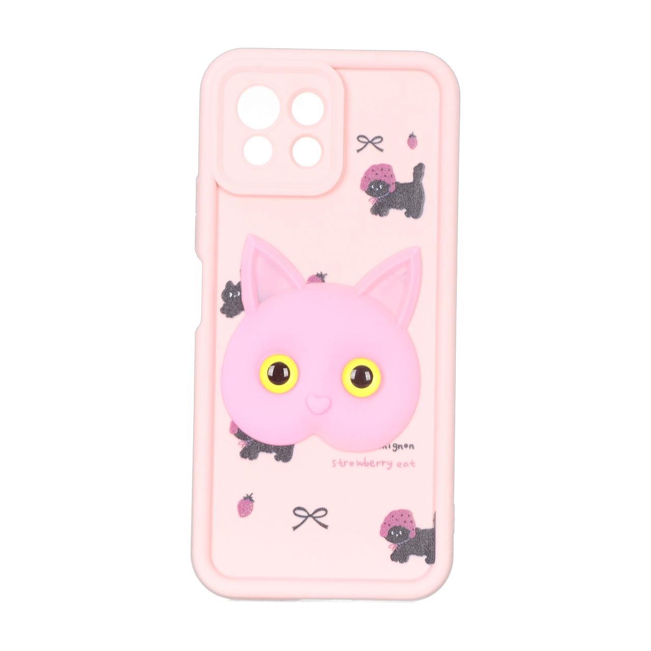 قاب طرح Solid Case پاپ سوکت عروسکی برجسته مناسب برای Xiaomi Mi 11 Lite