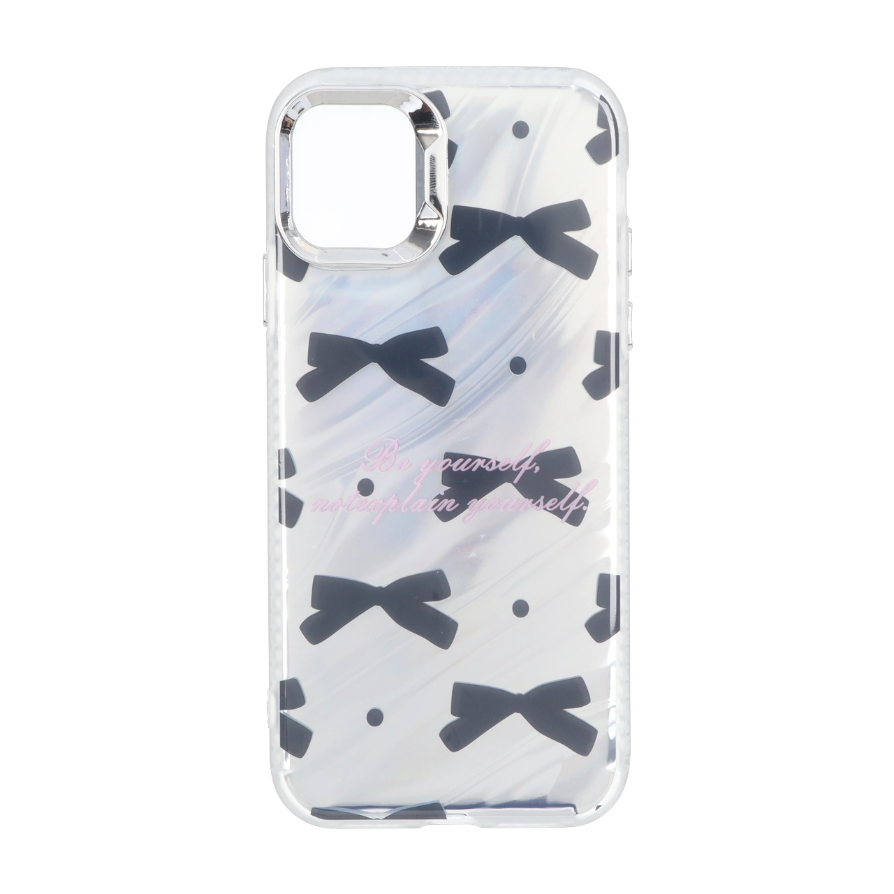 قاب Pucker هفت رنگ دور ژله ای مات لنز کروم Apple iPhone 11 - طرح 337