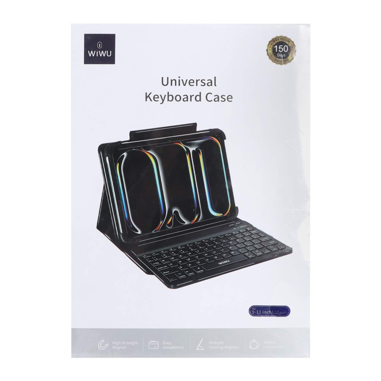 کیبورد بی سیم Wiwu مناسب برای iPad Pro 9-11 اینچی - مشکی