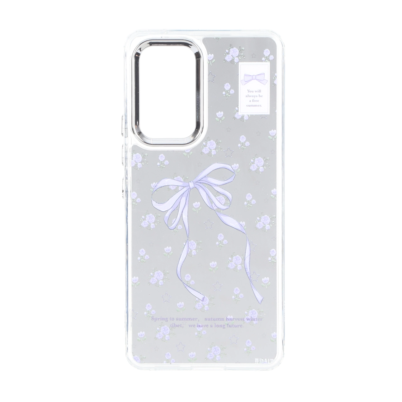 قاب آینه ای طرح دار لنز متال Samsung Galaxy A53 - کد 582