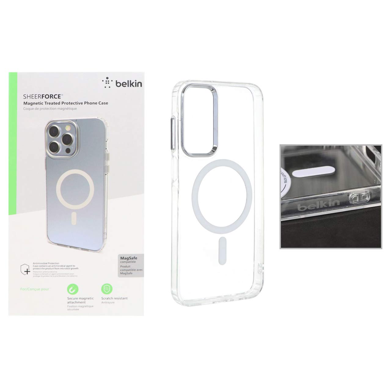 قاب شفاف مگ سیف Belkin مناسب برای سامسونگ گلکسی A25 5G