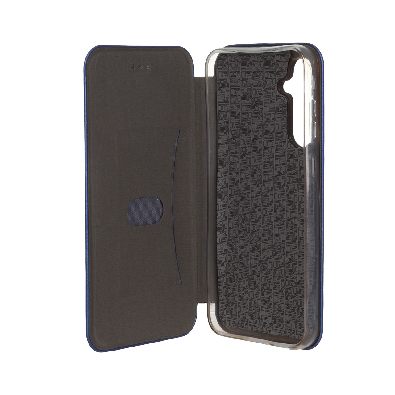 کیف کلاسوری مغناطیسی چرمی آبی مناسب برای Samsung Galaxy S23 FE