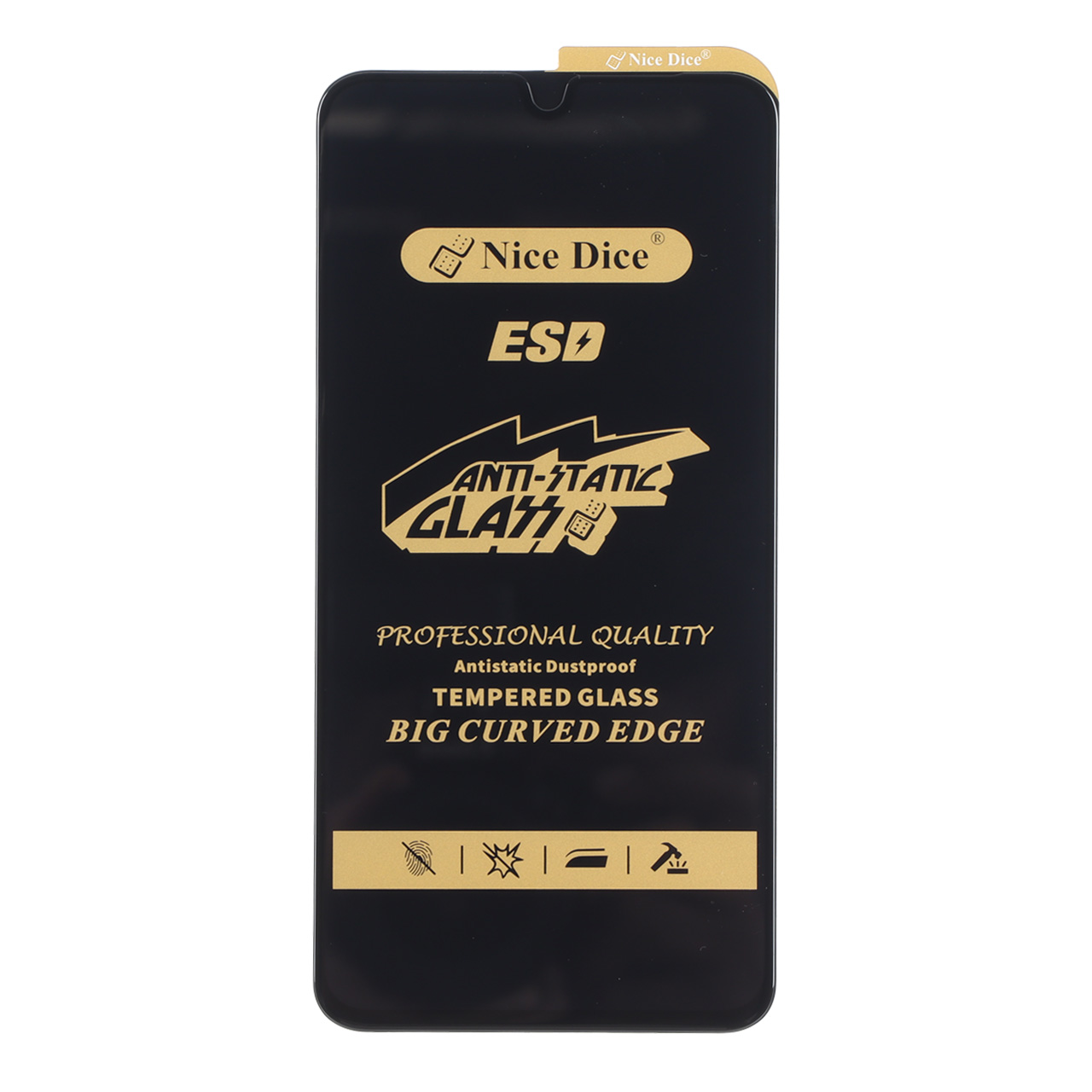 محافظ صفحه نمایش شیشه ای فول کاور ESD Anti Static نایس دایس مناسب برای سامسونگ گلکسی A17 / A16 / A26
