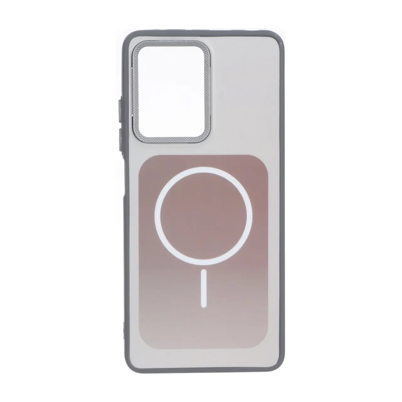 قاب طرح مگ سیف لنز کربن مستطیلی Gray مناسب برای شیائومی ردمی نوت 12 پرو 5G و شیائومی پوکو X5 پرو 5G - قهوه ای