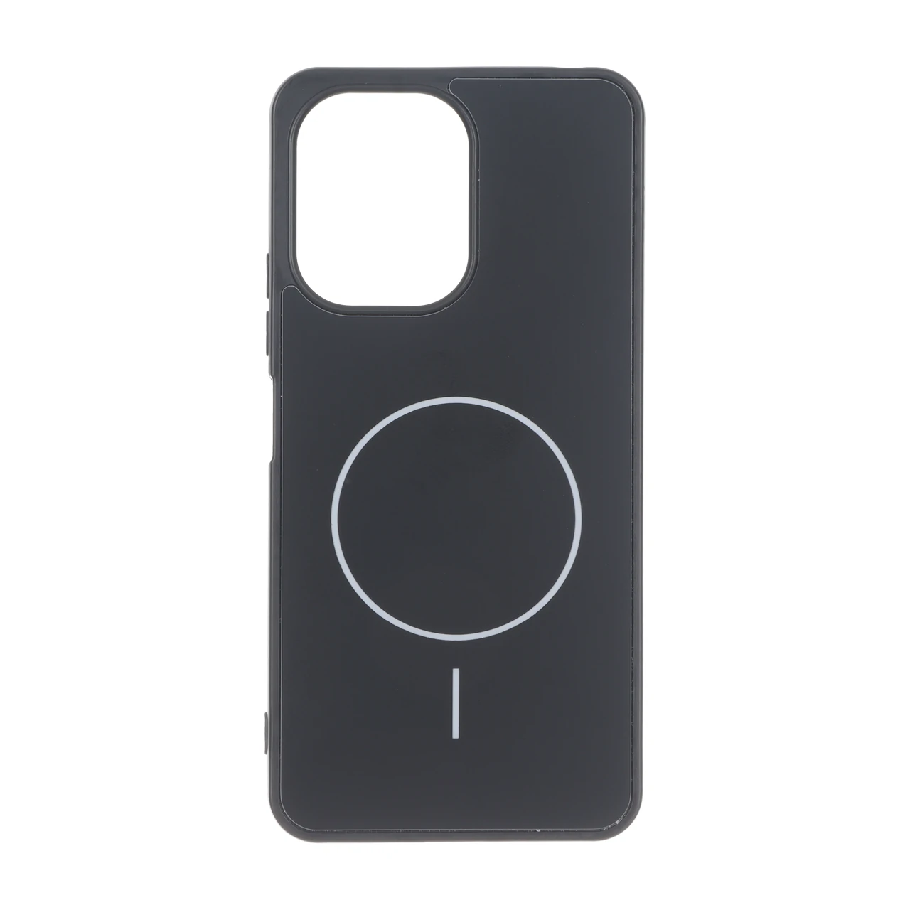 قاب طرح PVD مات طرح مگ سیف Xiaomi Redmi 13C / Poco C65 - مشکی