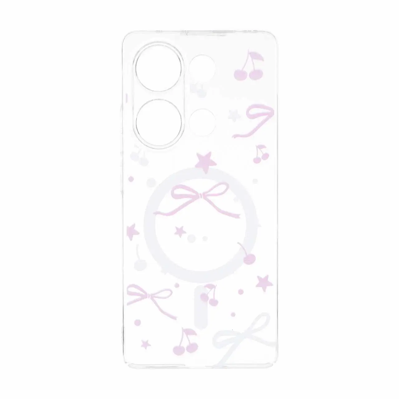 قاب Cute کریستالی طرح مگ سیف محافظ لنزدار Xiaomi Redmi Note 14S / Note 13 Pro 4G / Poco M6 Pro 4G - کد 124