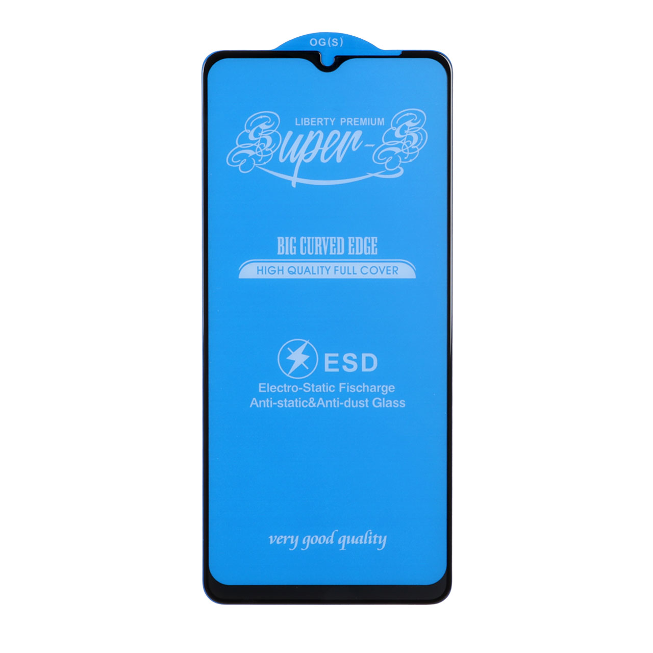 محافظ صفحه نمایش شیشه ای آنتی استاتیک مات فول کاور Super S-OG مناسب برای سامسونگ سری A و M