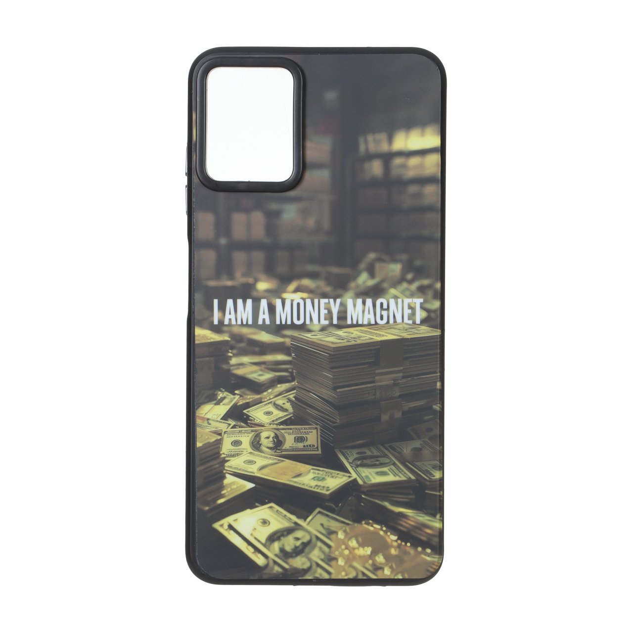 قاب پشت سخت مات طرح پول و ثروت (I AM A MONEY MAGNET) مناسب برای سامسونگ گلکسی A07