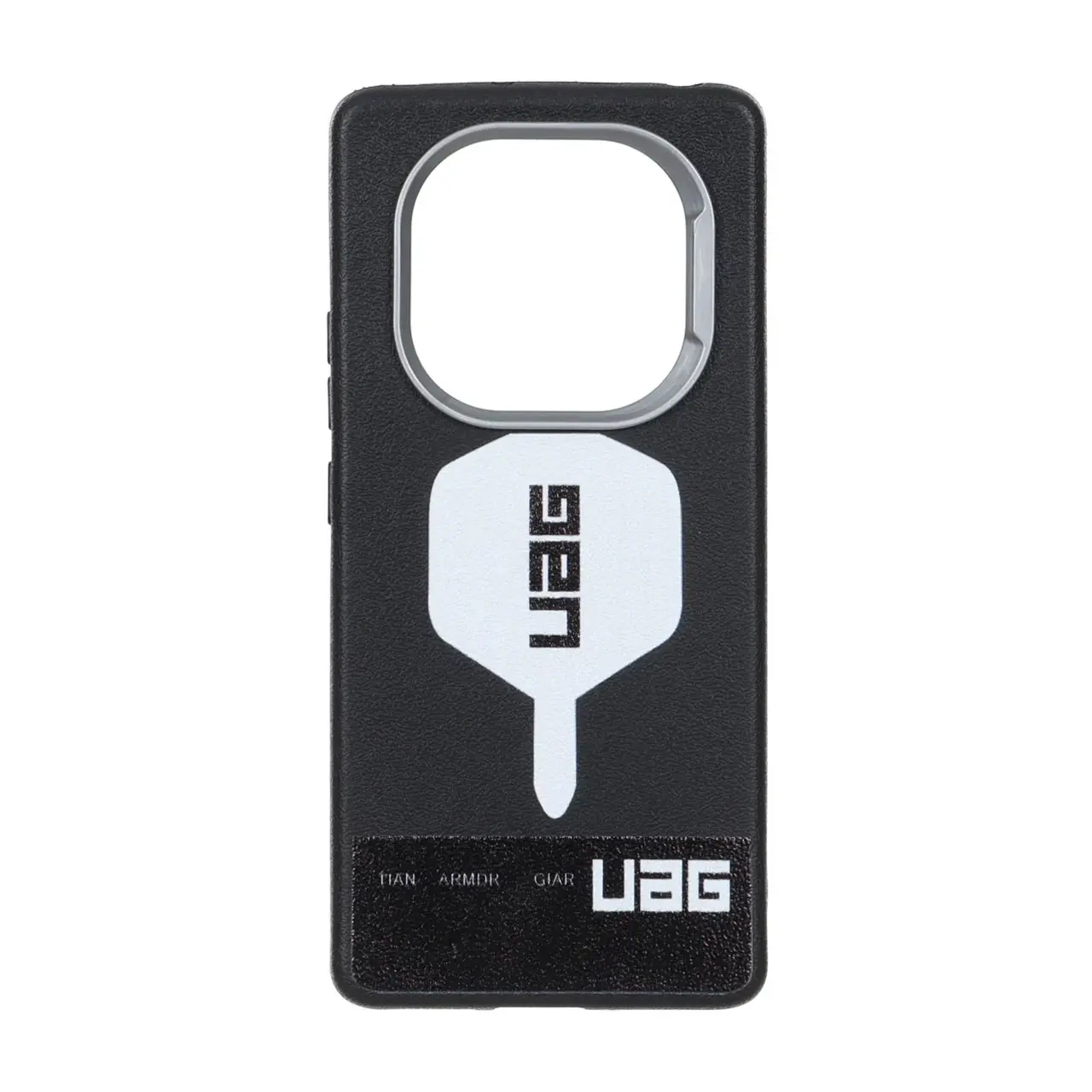 قاب طرح Texture با محافظ لنز سیلور UAG مناسب برای شیائومی ردمی نوت 14 پرو 4G